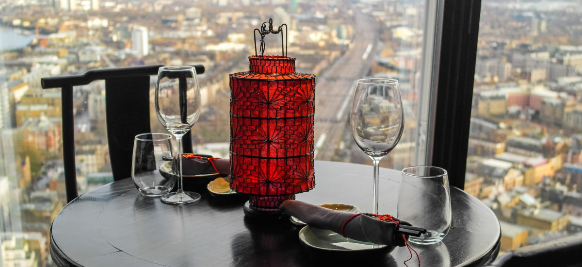 Lunch with a spectacular view at Hutong at The shard, London Bridge