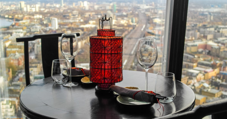 Lunch with a spectacular view at Hutong at The shard, London Bridge