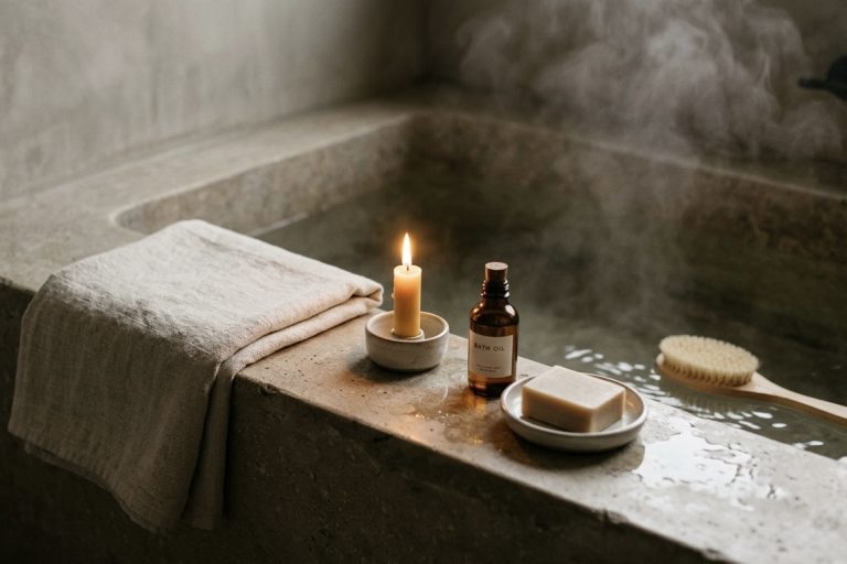 How to Make a Bath Feel Worth Taking: Rituals for Rest